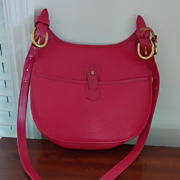 Vintage Dooney & Bourke Red Calvary Bag - Picture 3 of 9